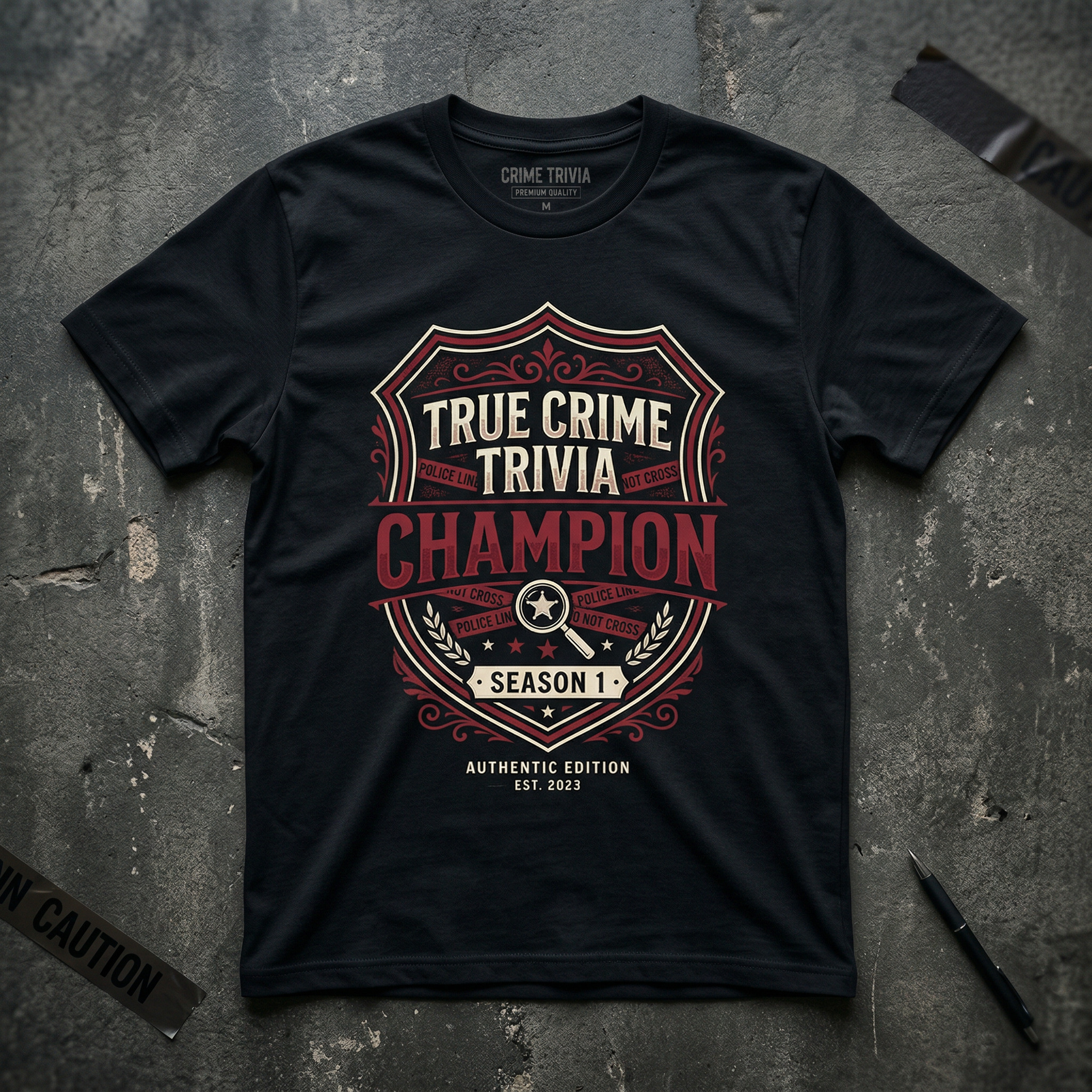 True Crime Trivia Champion Shirt
